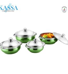 4 PCS HANDI WITH 4 SERVICE SPOON 14, 16, 18, 20 cm - GREEN